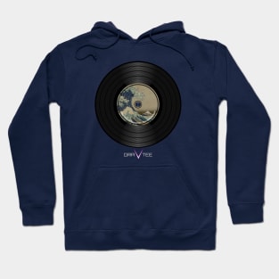 Great Wave off Kanagawa Record Hoodie